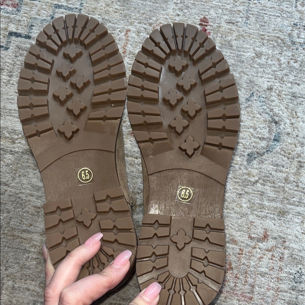 Steve Madden Brown Suede Ankle Booties - Picture 8 of 11